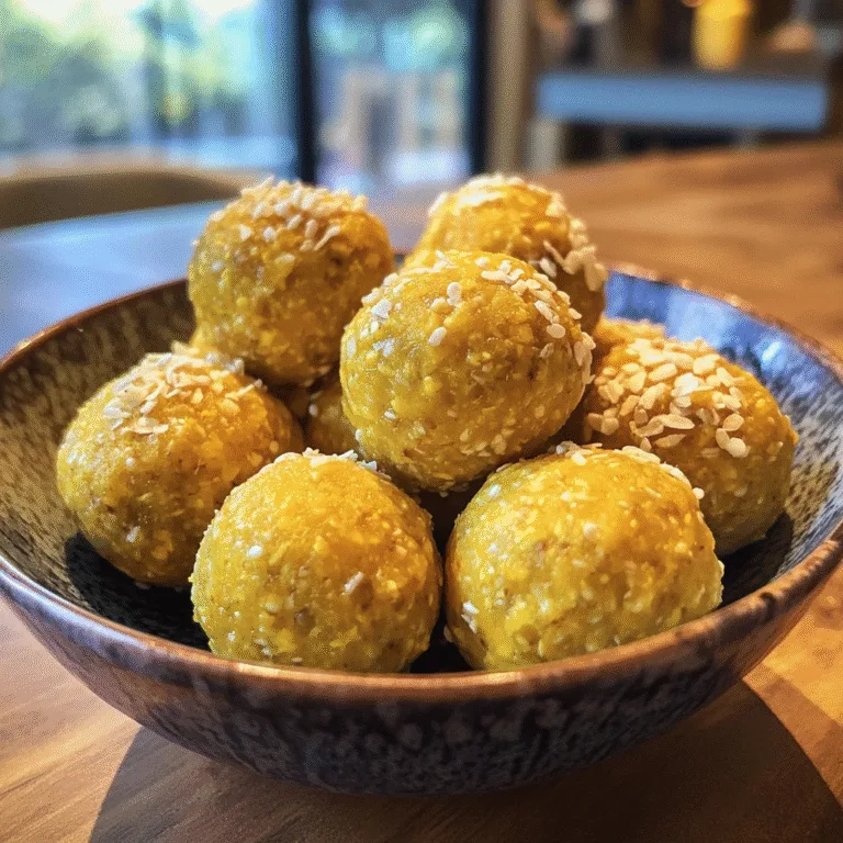 Lemon Turmeric Energy Balls