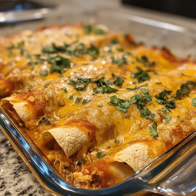Low Carb Chicken Enchiladas