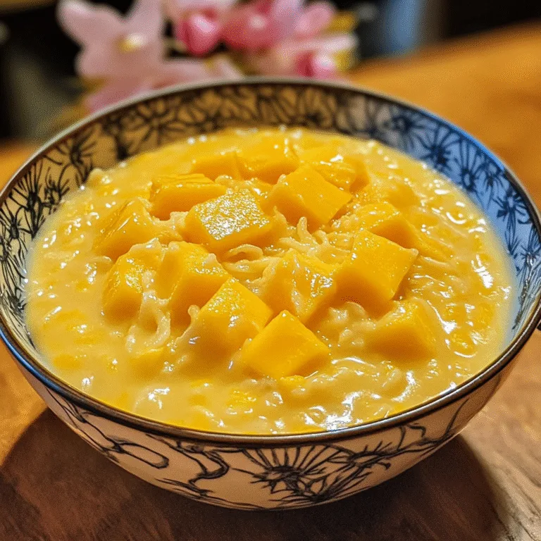 Mango Sago Dessert
