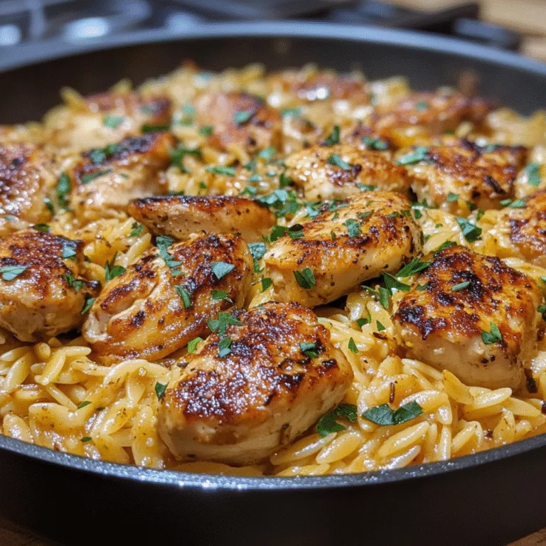 Marry Me Chicken Orzo