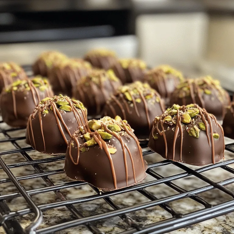 Pistachio Dates Chocolate Pralines
