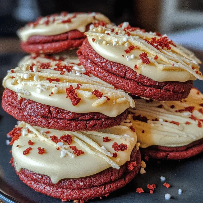 Red Velvet Cream Cheese Cookies