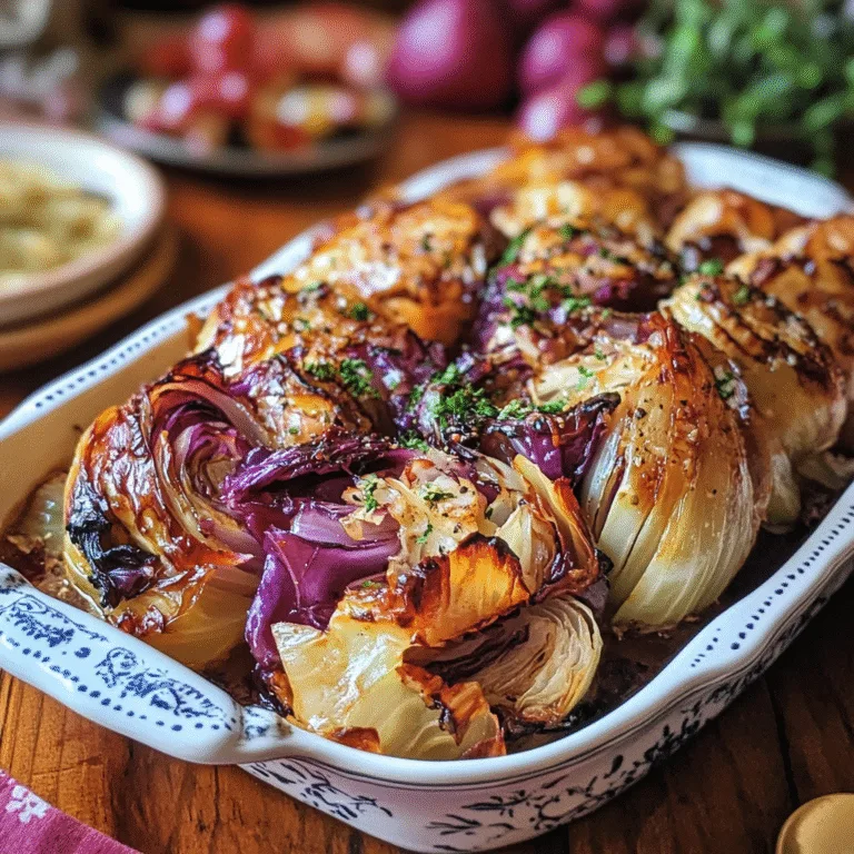 Roasted Cabbage Dinner