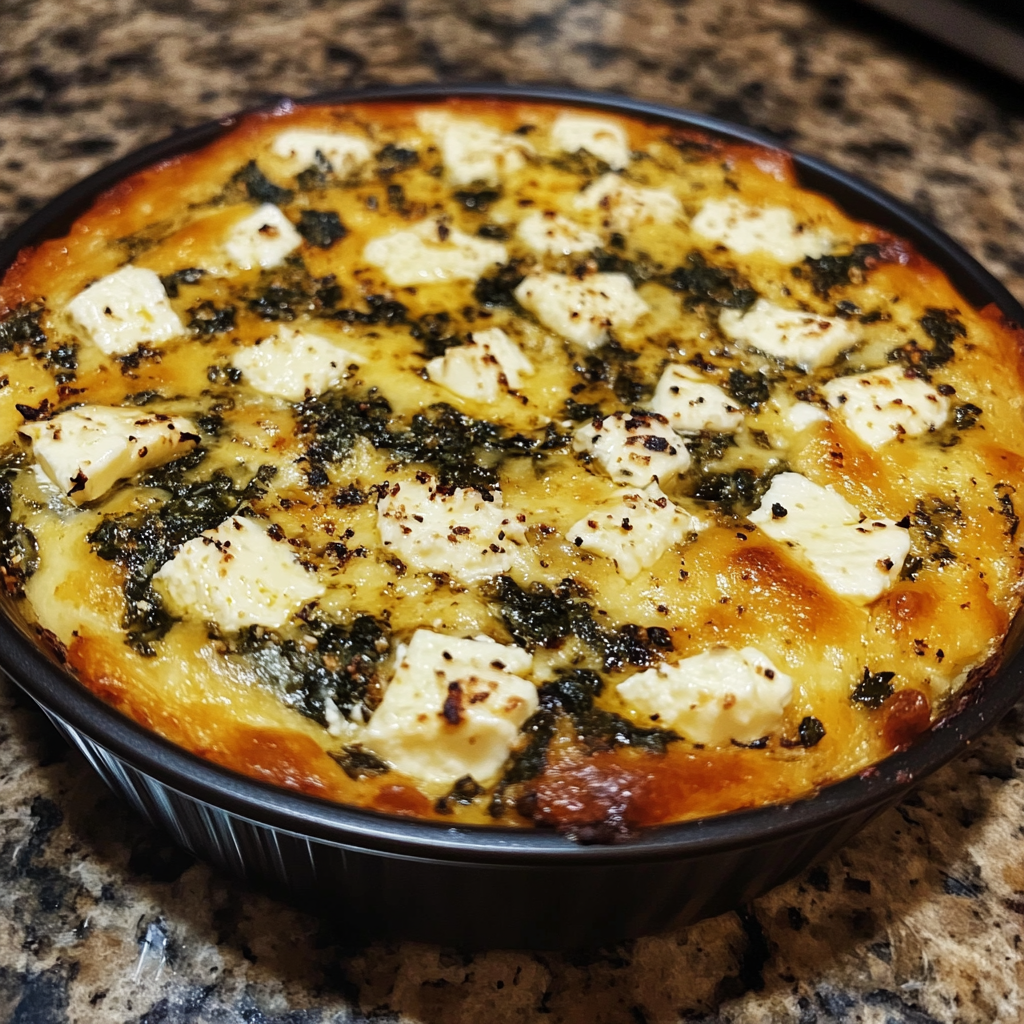Spinach Feta No Crust