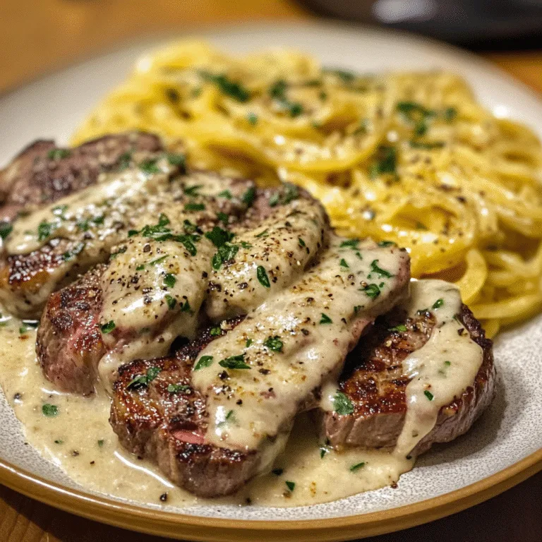 Steak Alfredo Squash