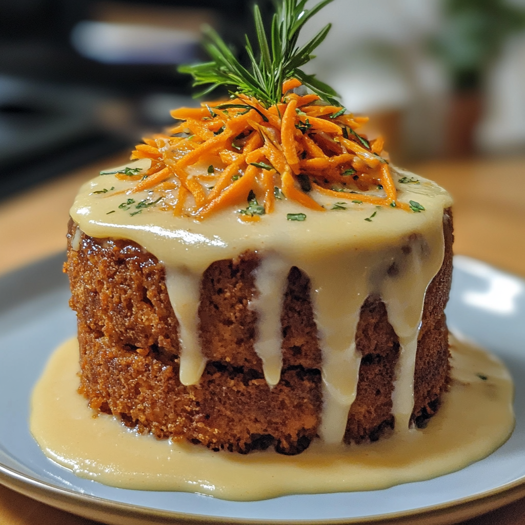 Steamed Carrot Pudding Cake