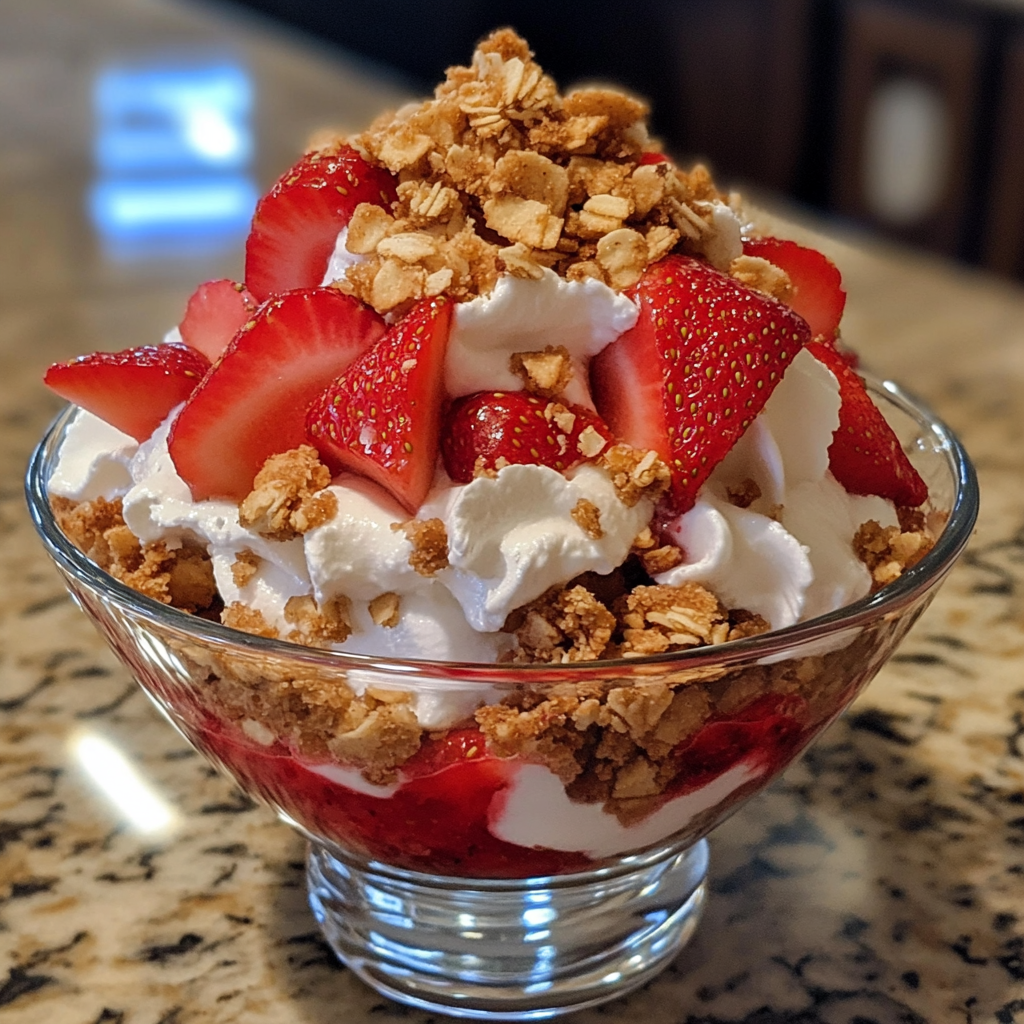 Strawberry Crunch Topping