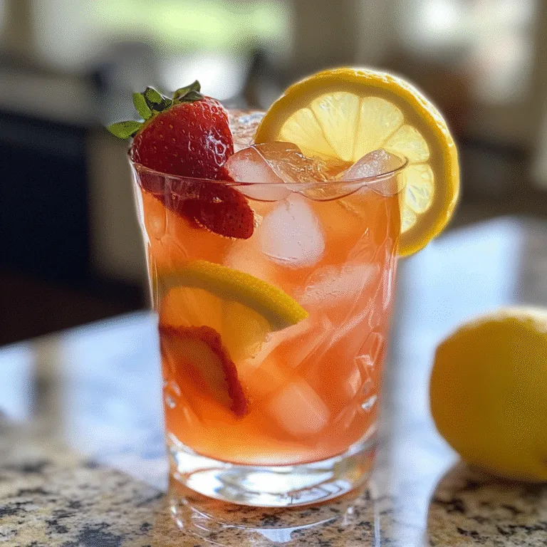 Strawberry Lemonade Cocktail