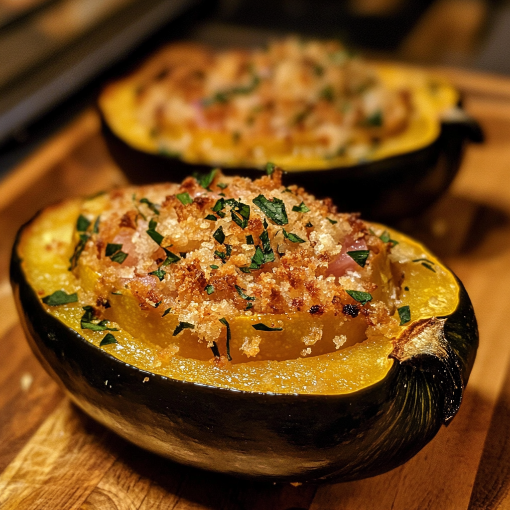 Stuffed Baked Acorn Squash Stuffed Baked Acorn Squash