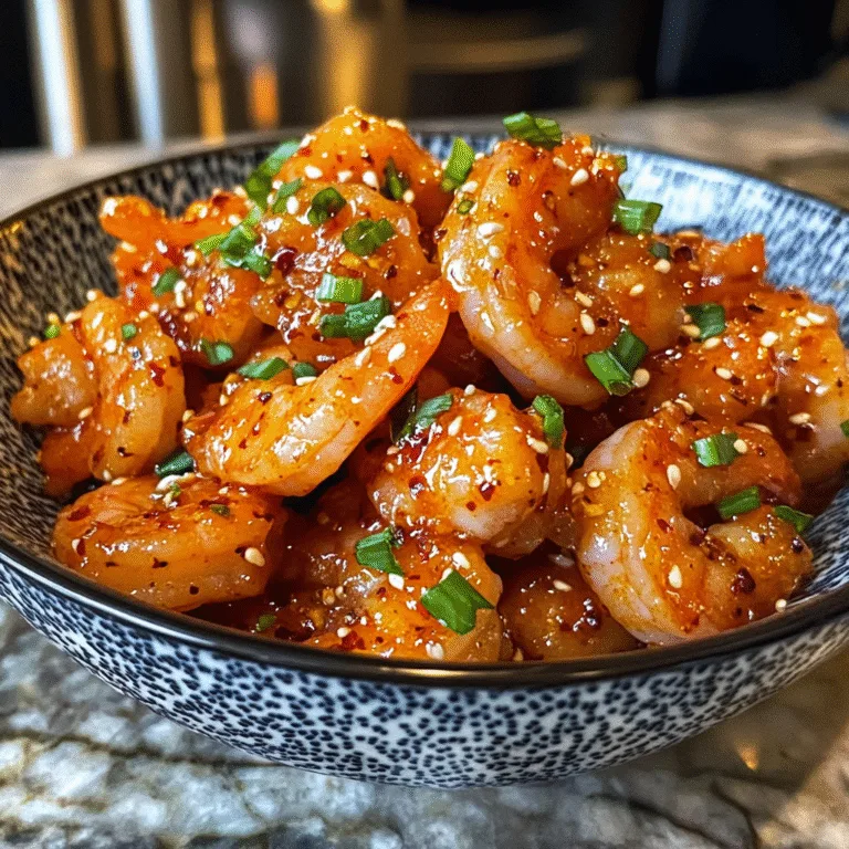 Sweet Spicy Firecracker Shrimp