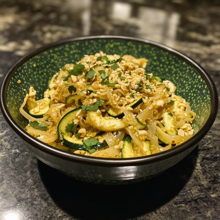 Zucchini Pad Thai